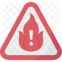 Fire Hazard Flammable Icon