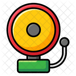 Fire Alarm Icon - Download in Colored Outline Style