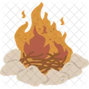Fire and Rock  Icon