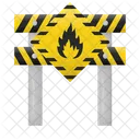 Attention Safety Fire Icon