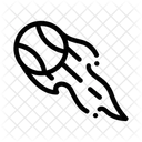 Tennis Ball Flame Icon