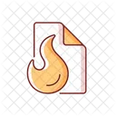 Fire Blanket Safety Icon