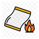 Fire Blanket Safety Fire Icon