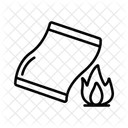 Fire Blanket Safety Fire Icon