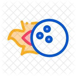 Fire Bowling Ball  Icon