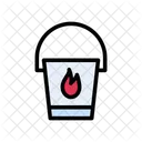 Water Bucket Fire Icon