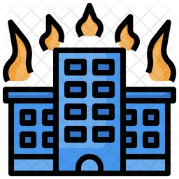 Fire Building  Icon