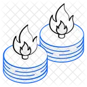 Lights Fire Candles Candlelight Icon