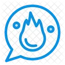 Fire Chat Chatting Chat Icon