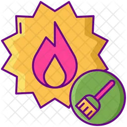 Fire Damage Cleaning  Icon