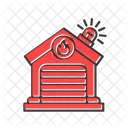 Fire Department Building Department Icon