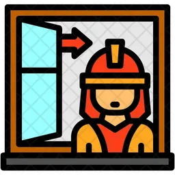 Fire Drill Evacuation  Icon
