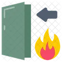 Fire Exit Emergency Exit Emergency Gate Icon
