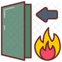 Fire Exit Emergency Exit Emergency Gate Icon