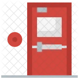 Fire Exit Door  Icon