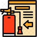 Fire Extinguisher Sign Icône