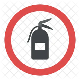 Fire Extinguisher Sign  Icon
