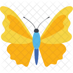 Fire Flames Butterfly  Icon