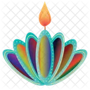Fire Flower Lamp Lamp Icon