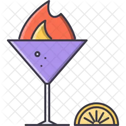 Fire glass  Icon