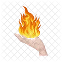 Fire Hand Punch Hit Icon