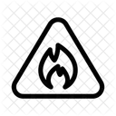 Fire Hazard Flammable Warning Icon