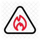 Fire Hazard Flammable Warning Icon