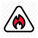 Fire Hazard Flammable Warning Icon