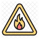 Fire Hazard Fire Risk Fire Danger Icon