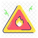 Fire Hazard Fire Warning Hazard Symbol Icon