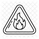 Fire Hazard Sign Icon