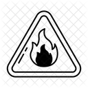 Fire Hazard Sign Icon
