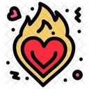 Fire Love Valentine Icon