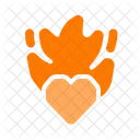 Fire heart  Icon