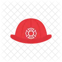 Fire Helmet Fireman Safety Icon