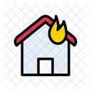 House Flame Building Icon