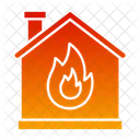 Fire House Fire Home Burning House Icon