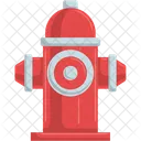 Hydrant Red White Icon