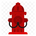 Firefighting Hydrant Flame Icon