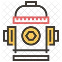 Fire Hydrant Firefighter Pritection Icon