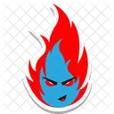 Fire Horrible Creepy Icon