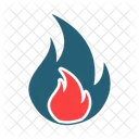 Flame Light Burn Icon