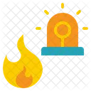 Fire Light Alarm Icon