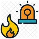 Fire Light Alarm Icon