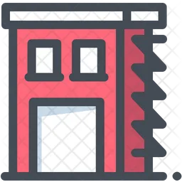 Fire In Home  Icon