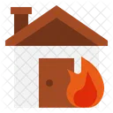 Fire House Home Icon
