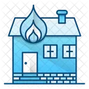 Fire in house  Icon