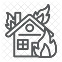 Fire in house  Icon