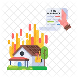 Fire Insurance  Icon