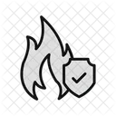 Fire Insurance Burn Insurance Icon